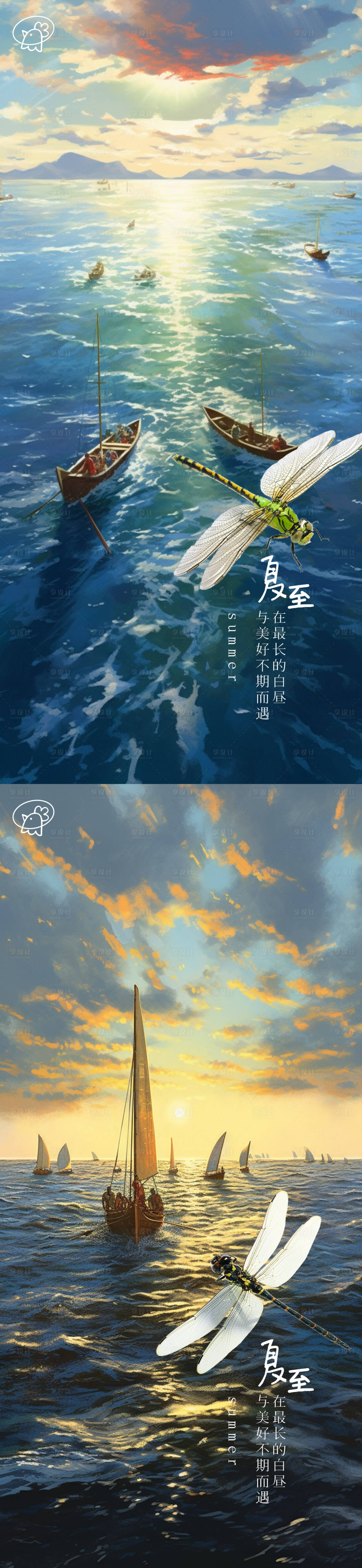 源文件下載【享設(shè)計】搜索編號：59090017289776216【夏至節(jié)氣海報】