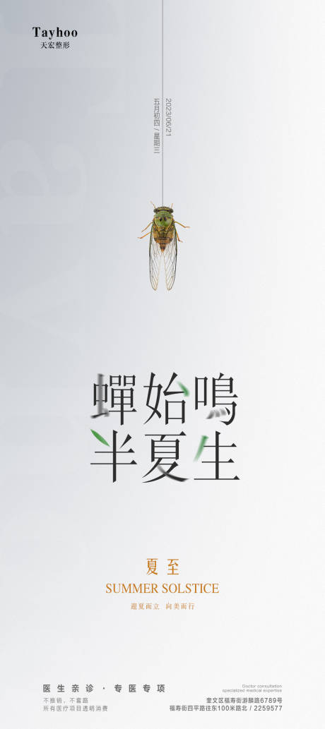 源文件下载【夏至节气海报】编号：73090017500396736