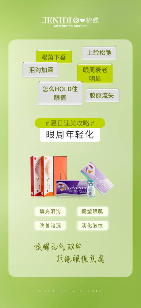 源文件下載【醫美簡約眼周年輕化科普海報】編號：23660017124447838