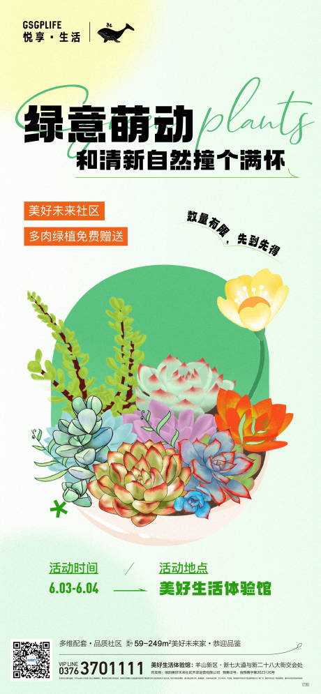 源文件下载【多肉活动海报】编号：20230613142406800