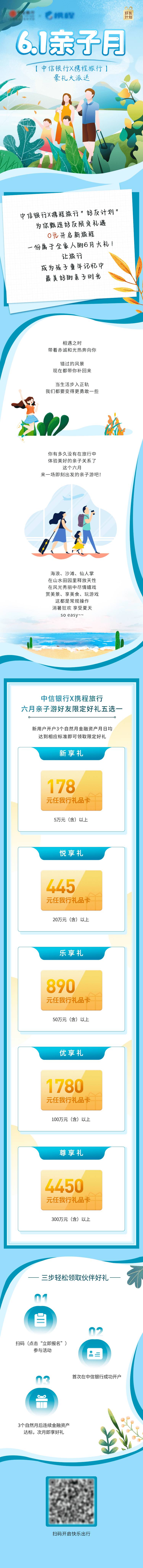 源文件下载【6.1亲子月旅游好礼产品手绘长图】编号：56130017547992471