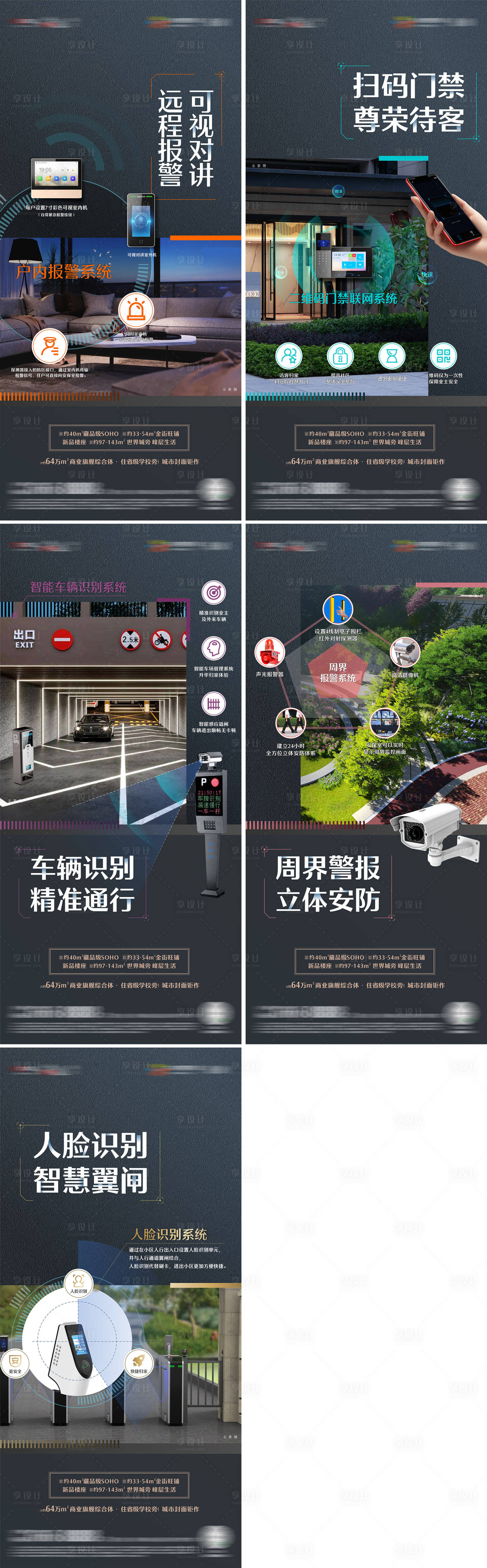 源文件下载【享设计】搜索编号：75400017090727719【智能安防小区门禁智慧社区监控系列稿 】