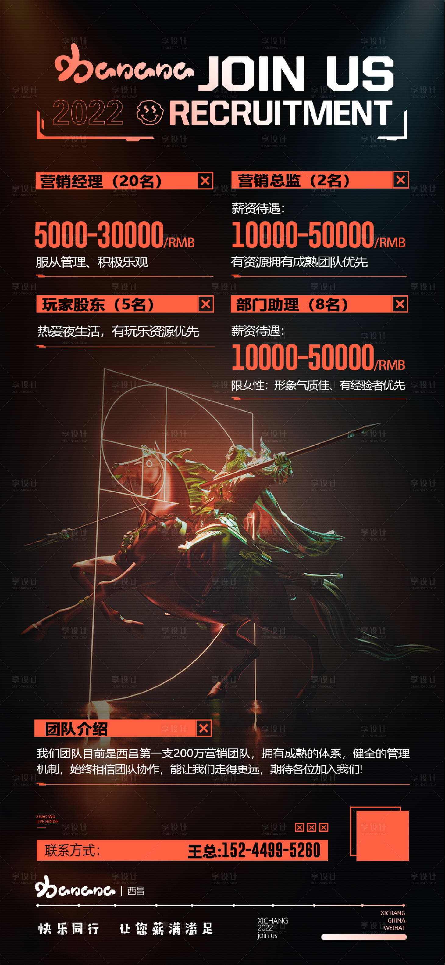 源文件下载【酒吧招聘海报】编号：51420017403561161