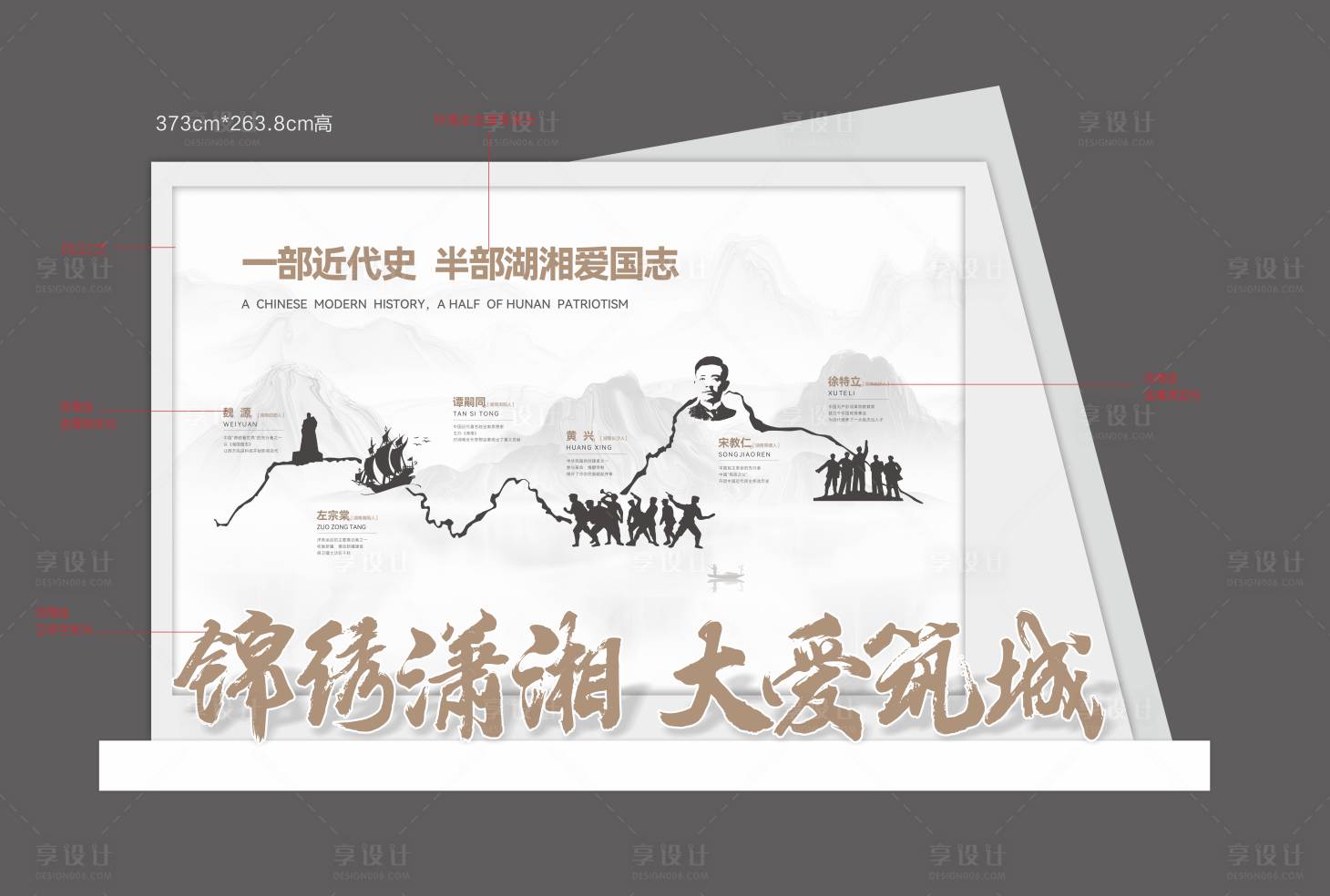 源文件下载【享设计】搜索编号：22830017198066130【品牌历程文化墙活动背景板】