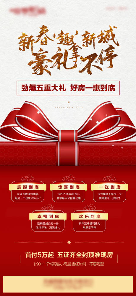 源文件下载【地产五重礼海报】编号：60190017165882306