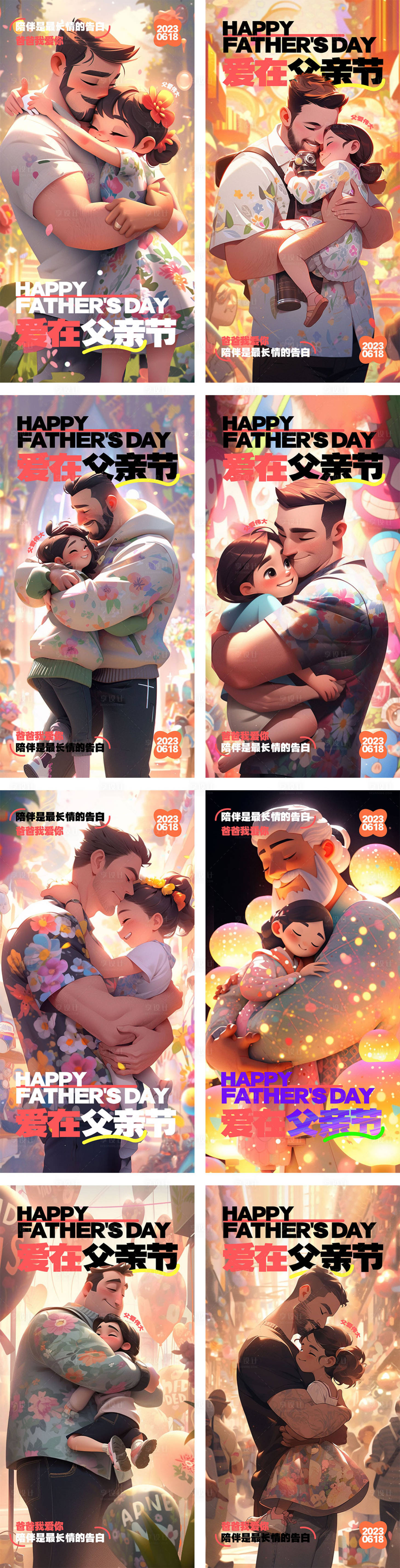 源文件下载【享设计】搜索编号：67860017414299130【父亲节海报】