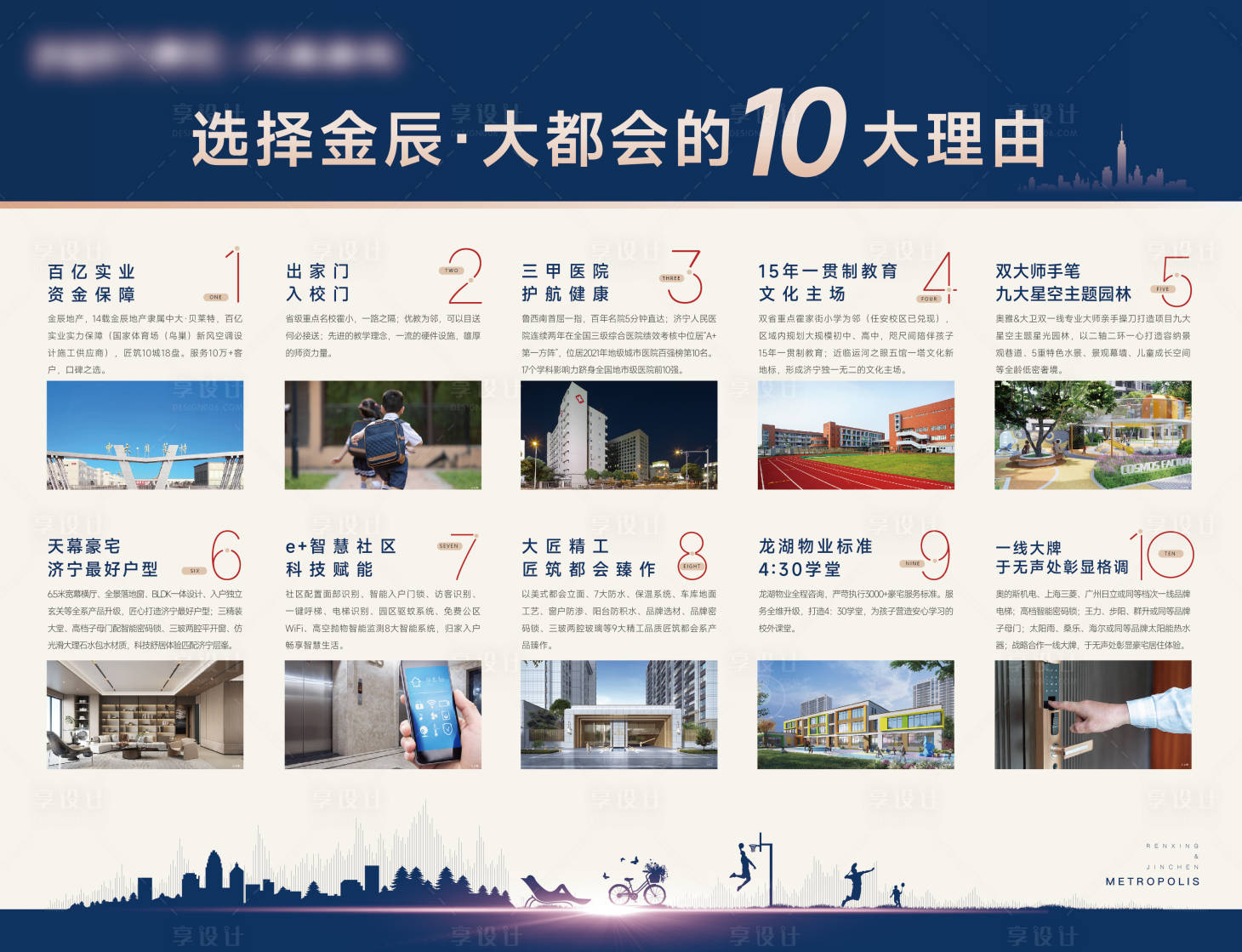 源文件下載【享設計】搜索編號：62090017489716531【地產十大理由價值點展板】