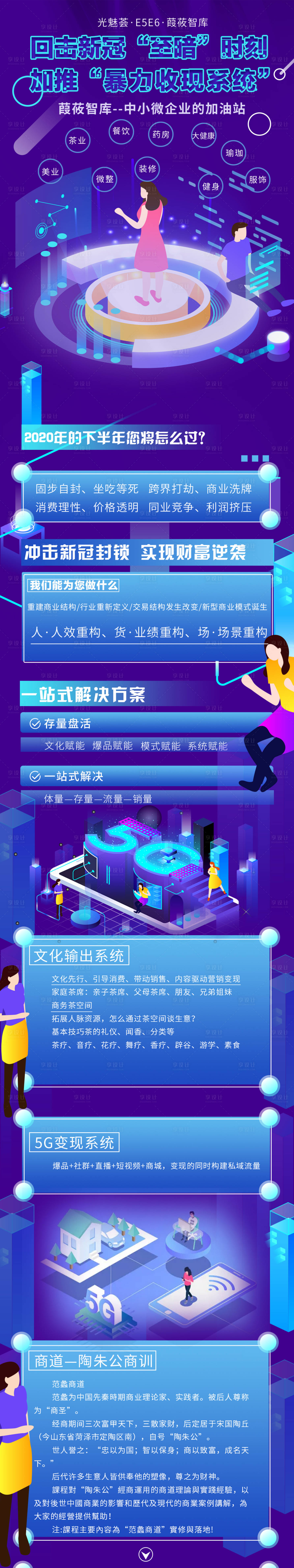 源文件下载【享设计】搜索编号：29720017488154822【2.5D高科技线上宣传长图】