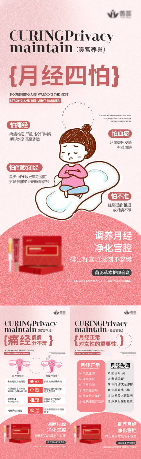 源文件下载【月经科普小知识系列海报】编号：12780017284121166