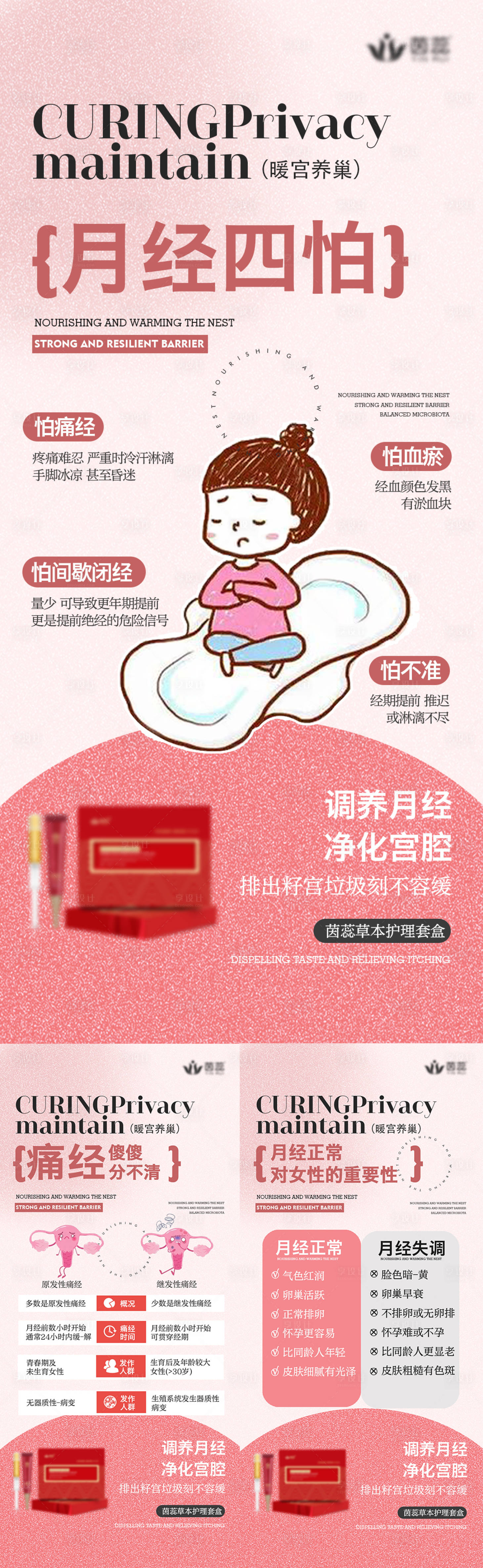源文件下载【月经科普小知识系列海报】编号：12780017284121166