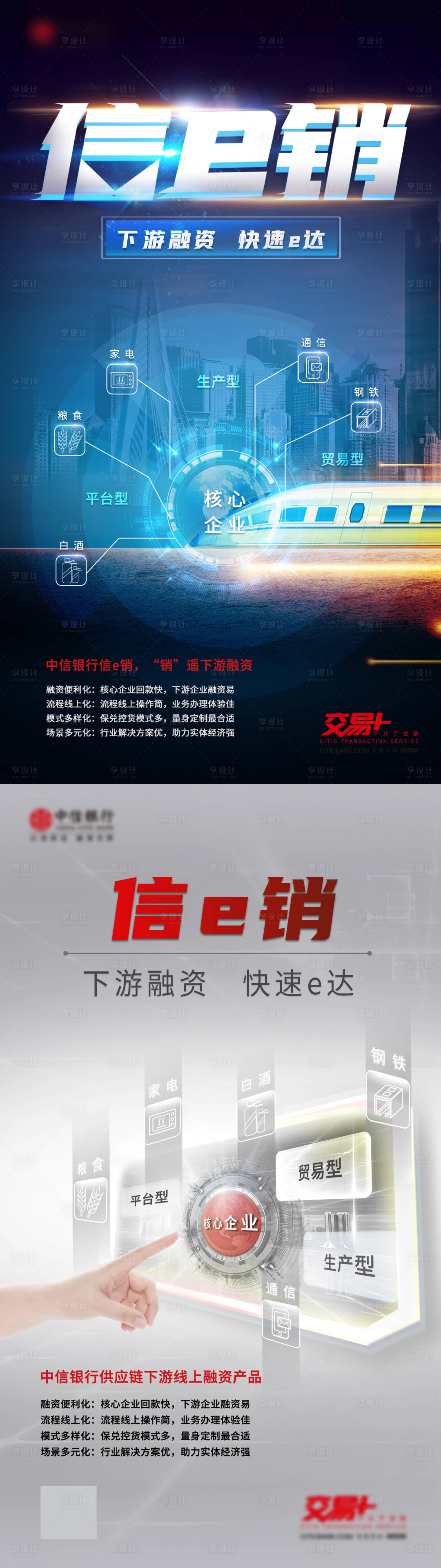 源文件下載【享設計】搜索編號：50490017253727088【銀行金融科技海報】