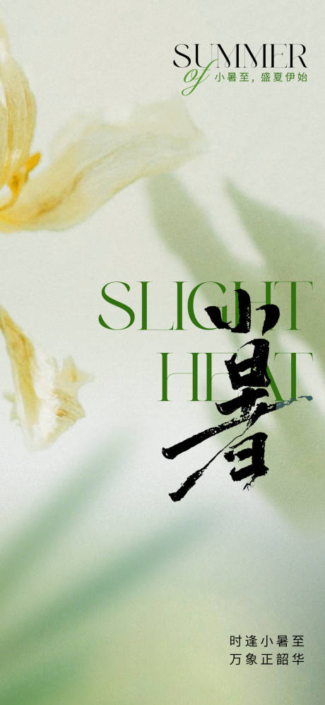 源文件下載【享設計】搜索編號：99230017570125006【美業(yè)小暑節(jié)氣海報】
