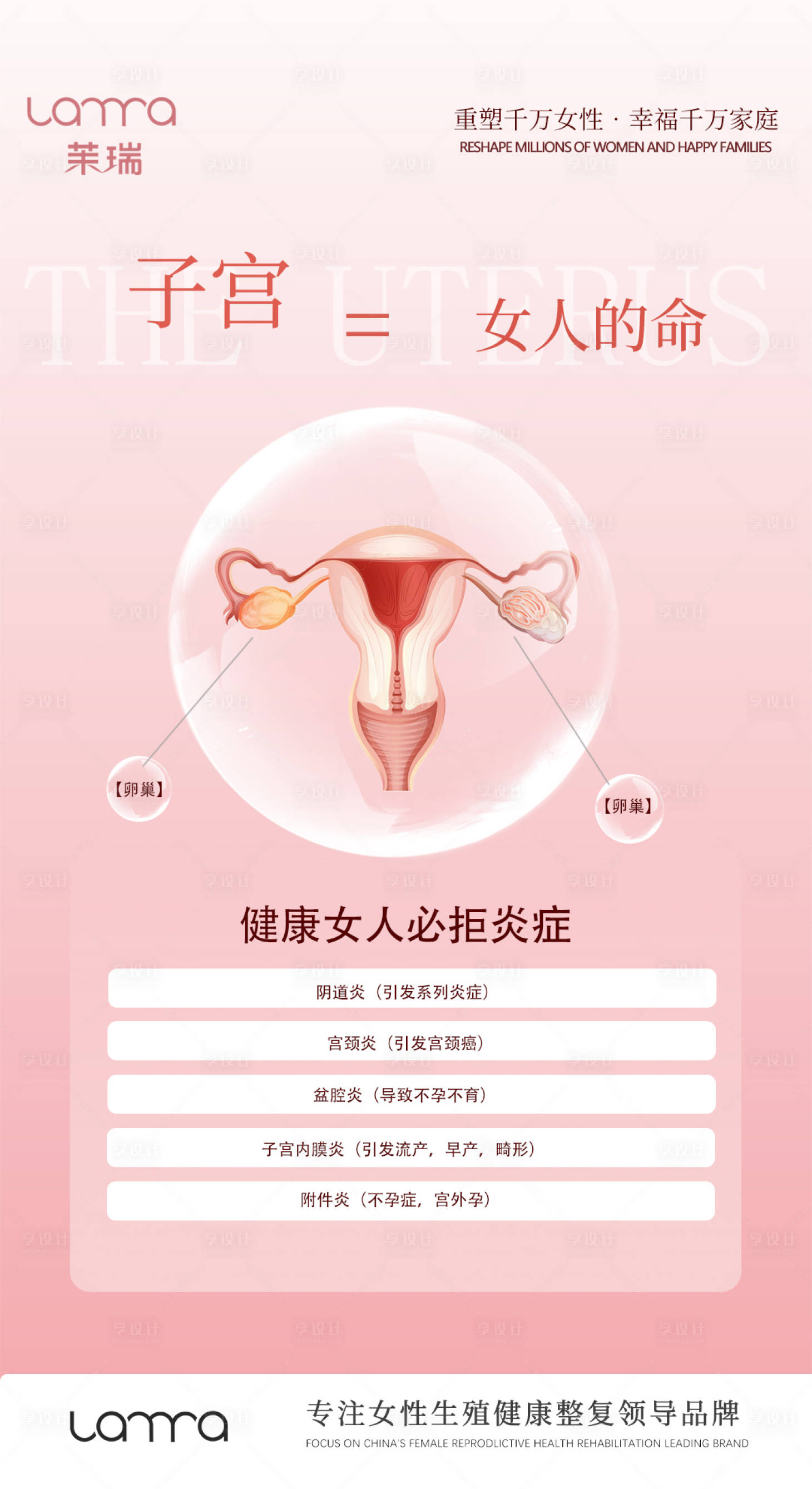 源文件下載【享設計】搜索編號：76700017208495243【私密子宮海報】