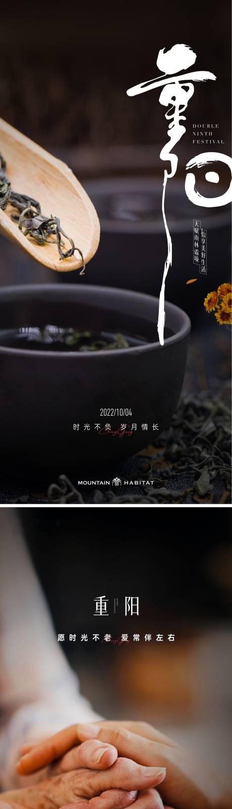 源文件下载【重阳喝茶海报】编号：79630017189255503