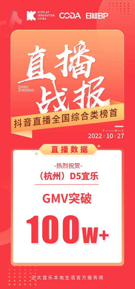 源文件下载【享设计】搜索编号：41360017664835482【直播战报海报】