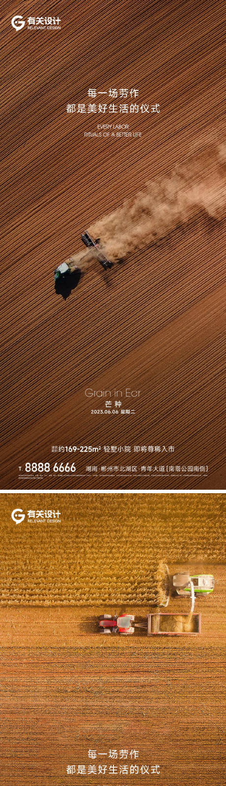 源文件下载【地产芒种节气海报】编号：37610017116404899