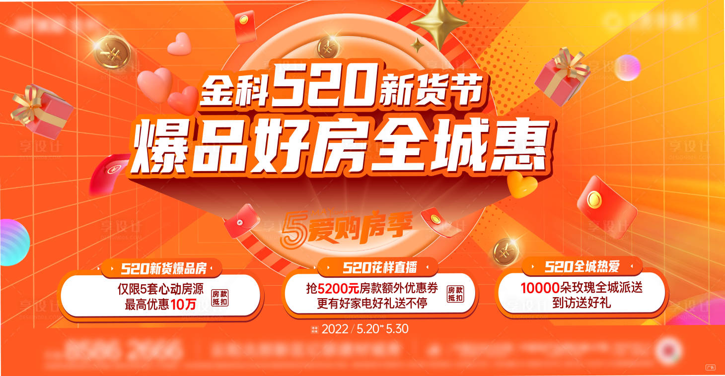 源文件下载【享设计】搜索编号：75330017551404606【地产购房节展板】