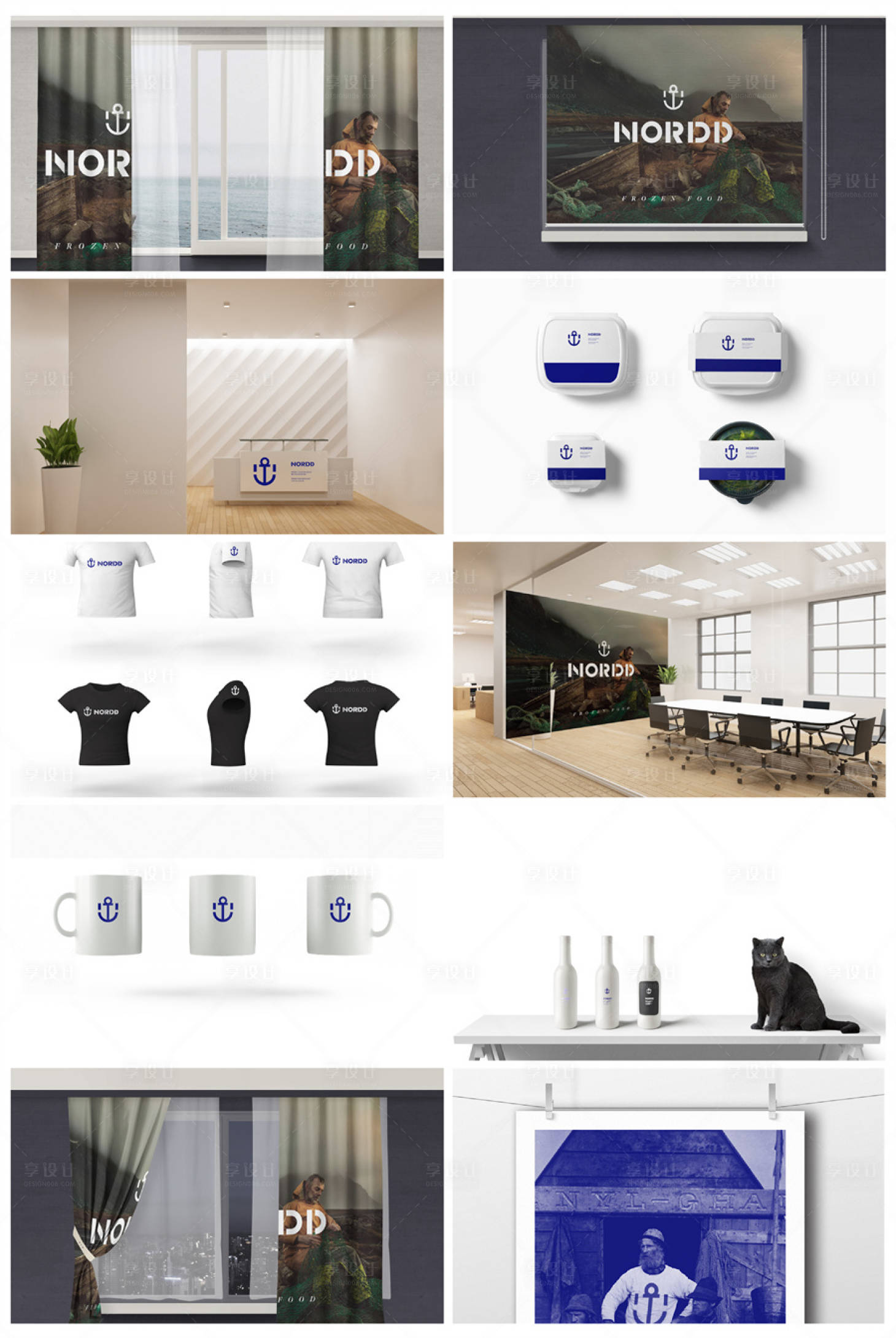 源文件下载【享设计】搜索编号：78470017665481680【高端企业餐饮品牌智能样机】