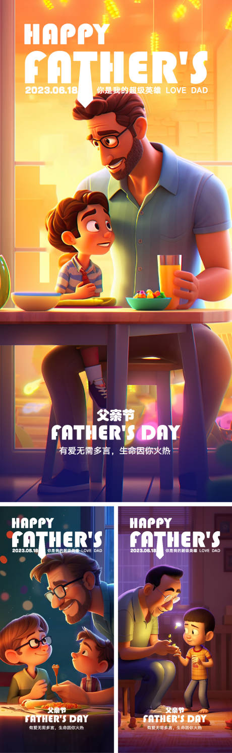 源文件下載【享設計】搜索編號：77390017201321563【父親節海報】