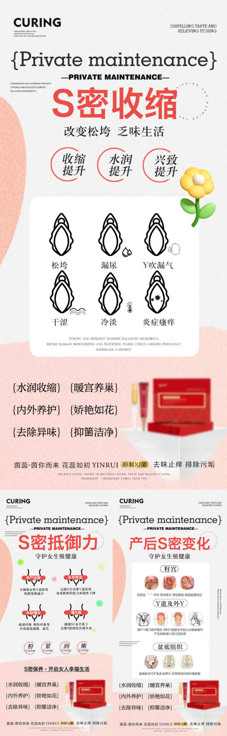 源文件下载【私密养护系列海报】编号：73910017355854988