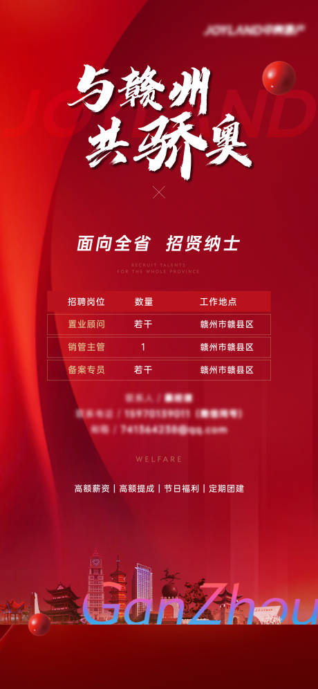 源文件下载【地产品牌招聘海报】编号：79080017449853979