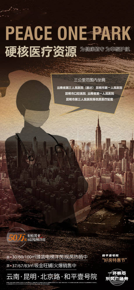 源文件下載【區(qū)位醫(yī)院海報(bào)】編號(hào)：61070017490188581