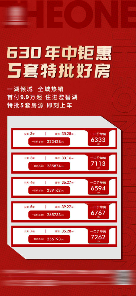 源文件下载【红色特价房海报】编号：65120017502774109