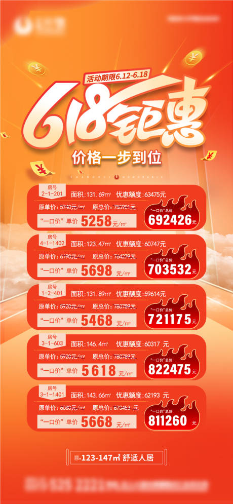 源文件下载【地产618活动海报】编号：65430017219153057
