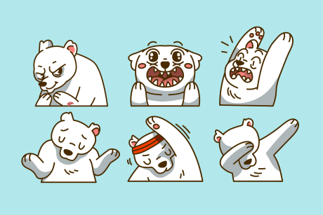 编号：20230608193613609【享设计】源文件下载-北极熊吉祥物