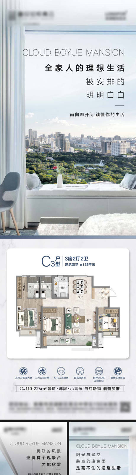 源文件下载【地产户型价值点系列海报】编号：61360017301362482
