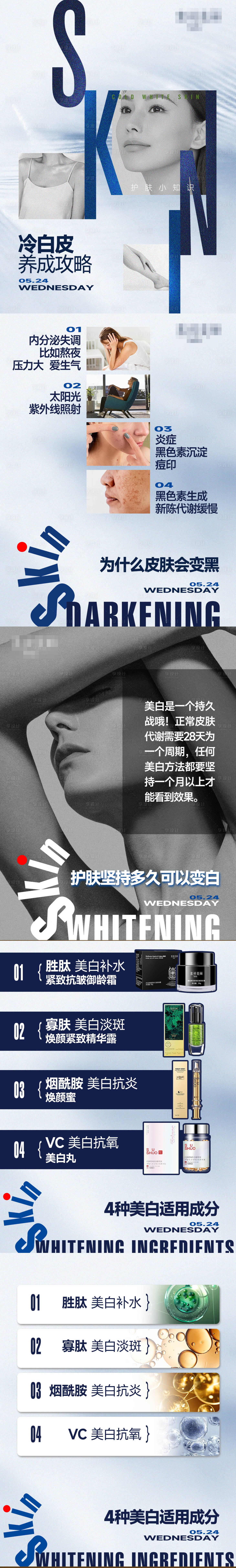 源文件下載【小紅書護膚知識海報 】編號：50210017307647865