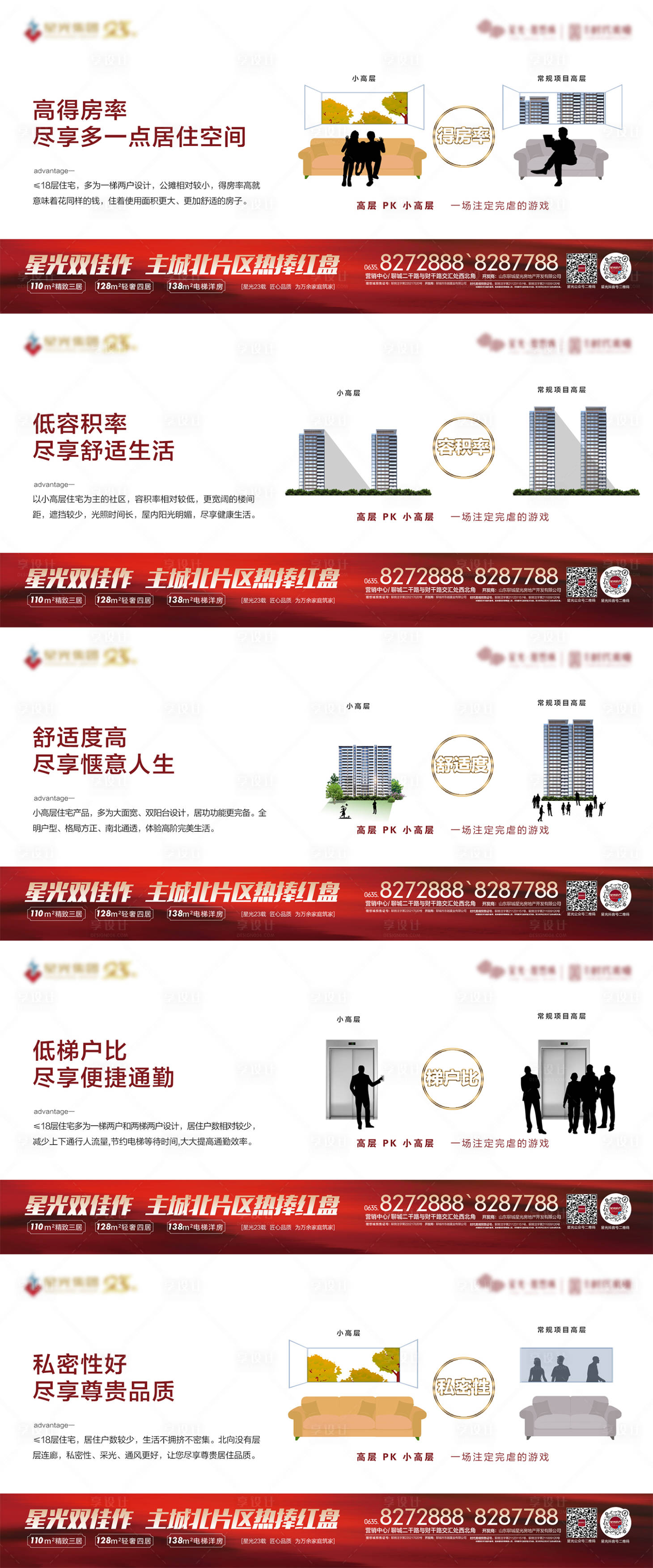 源文件下载【房地产红盘对比系列广告展板】编号：69980017184135987