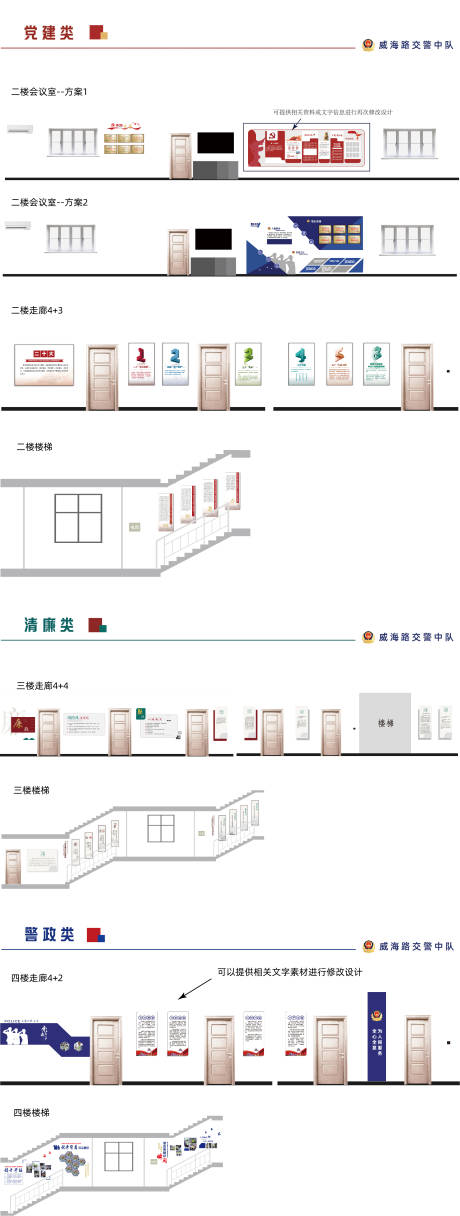 源文件下载【楼梯走廊文化墙面设计】编号：14300017529407398