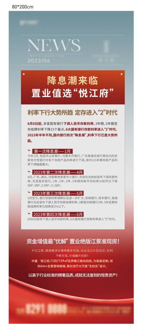 源文件下载【地产政策利好海报】编号：85000017383374532