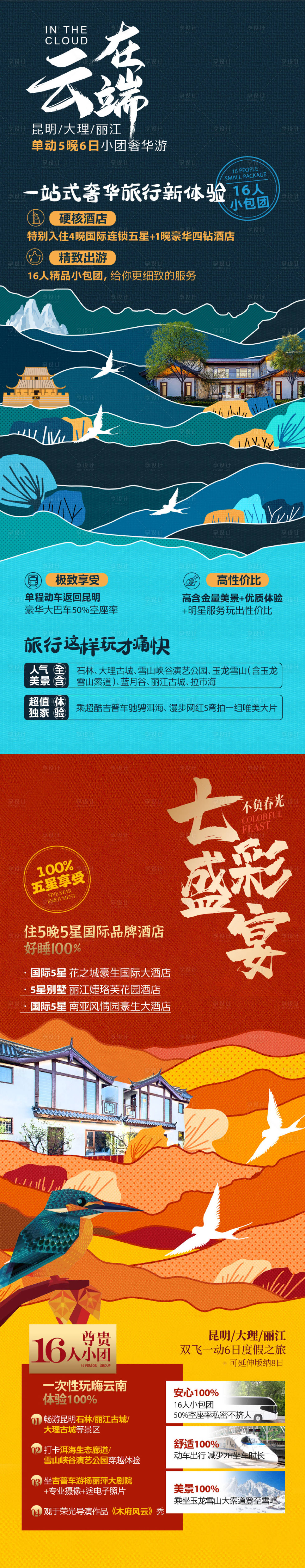 源文件下载【享设计】搜索编号：79200017488701670【云南旅游系列海报】