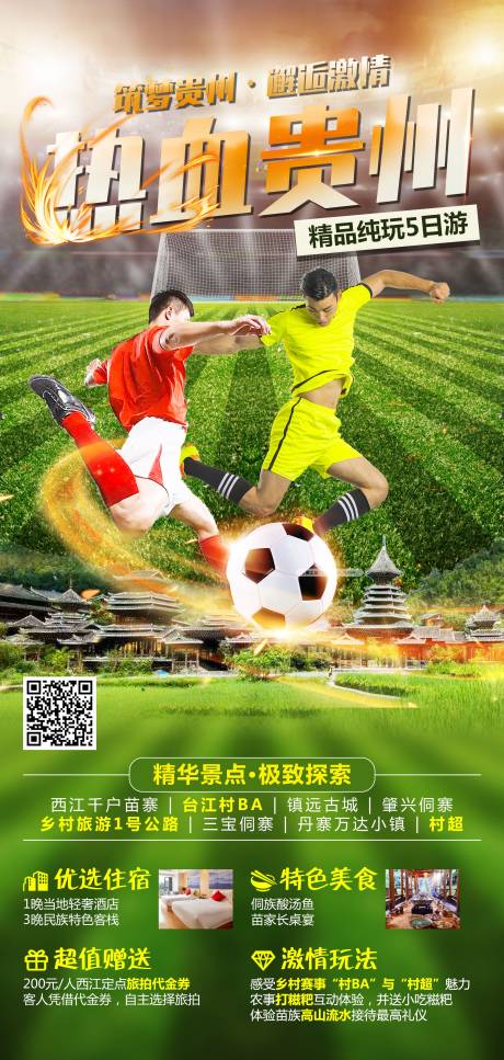 源文件下载【热血贵州旅游海报】编号：42850017395253057