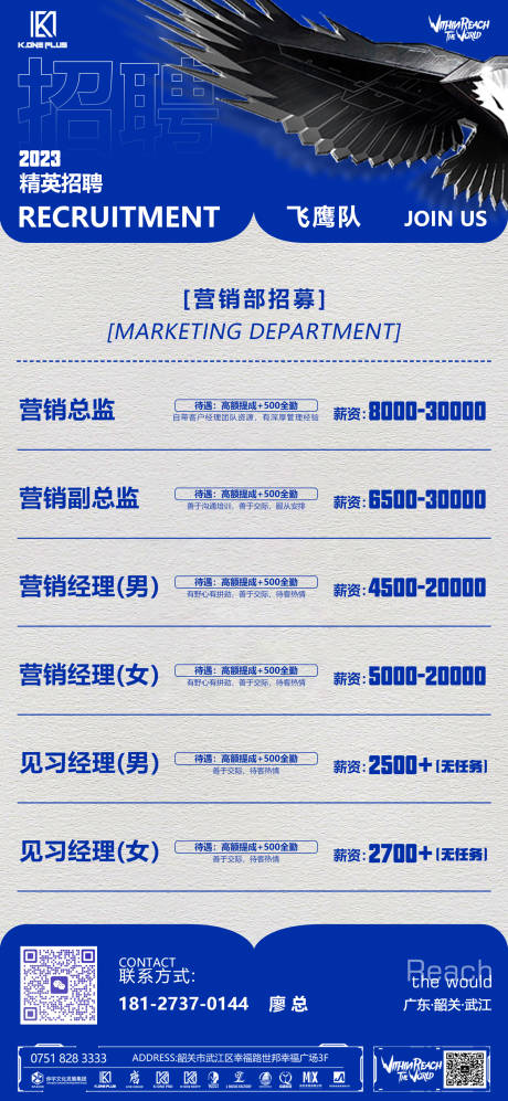 源文件下載【酒吧營銷招聘海報】編號：23010017466782124