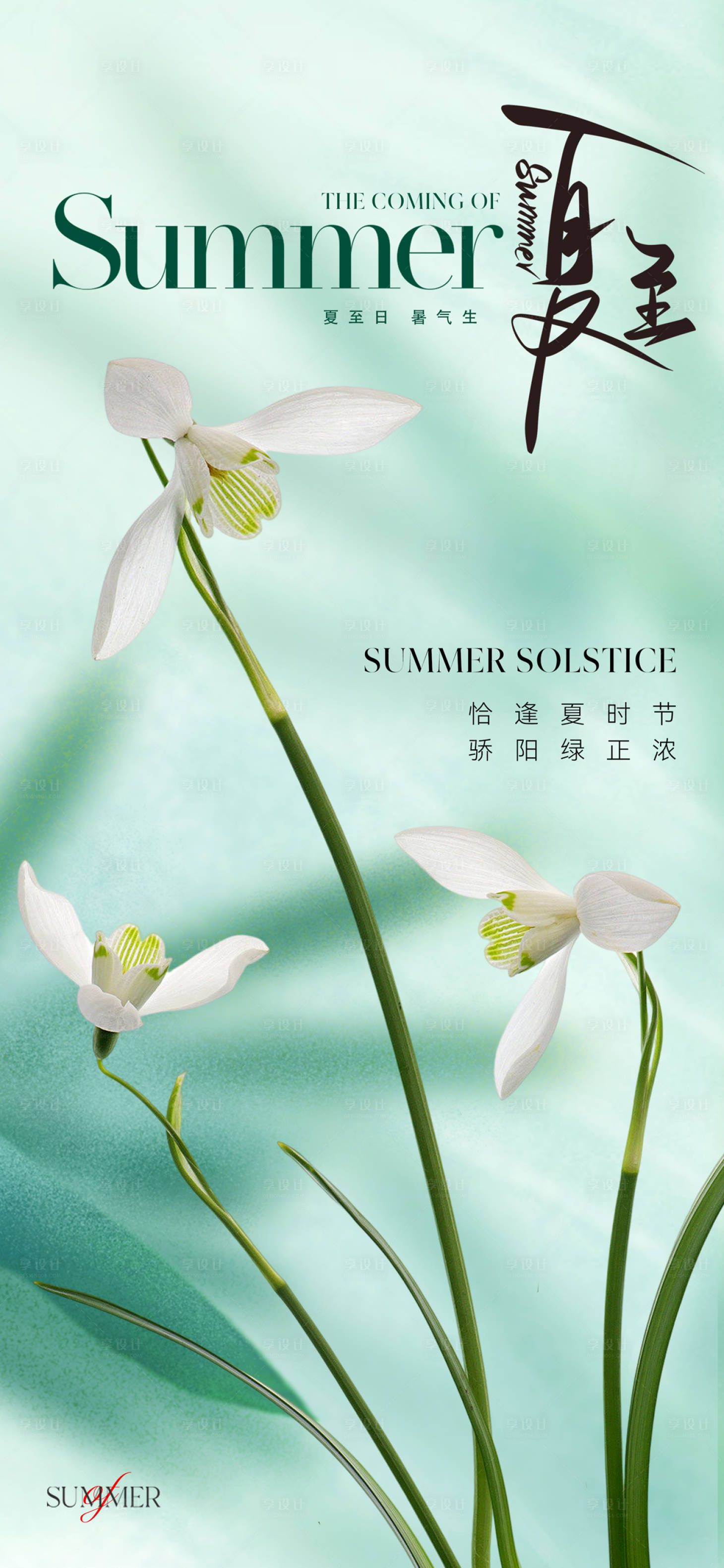 源文件下載【享設(shè)計(jì)】搜索編號(hào)：11450017309432081【夏至節(jié)氣海報(bào)】