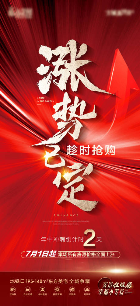 源文件下載【地產漲價大字報海報】編號：19360017278126403