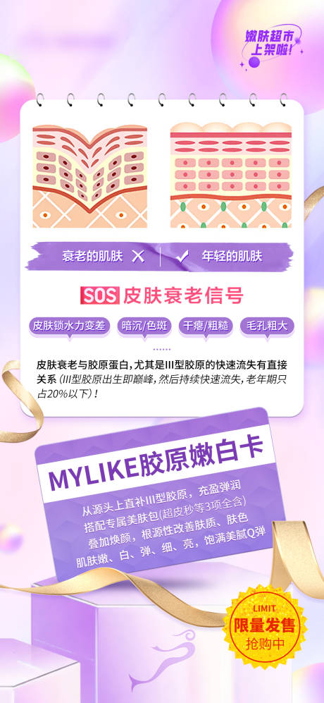 源文件下載【享設計】搜索編號：54160017656954317【嫩膚超市朋友圈海報】