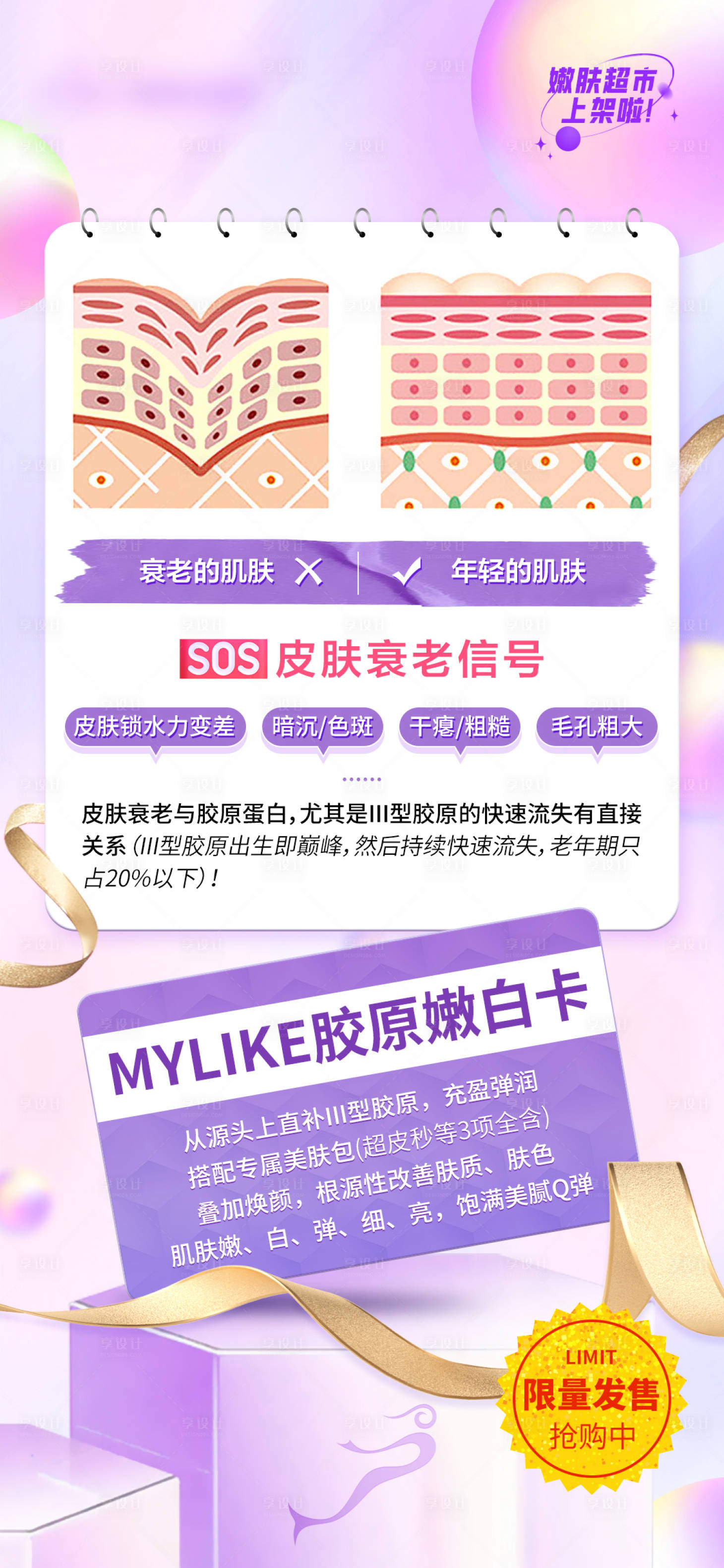 源文件下載【享設(shè)計(jì)】搜索編號(hào)：54160017656954317【嫩膚超市朋友圈海報(bào)】