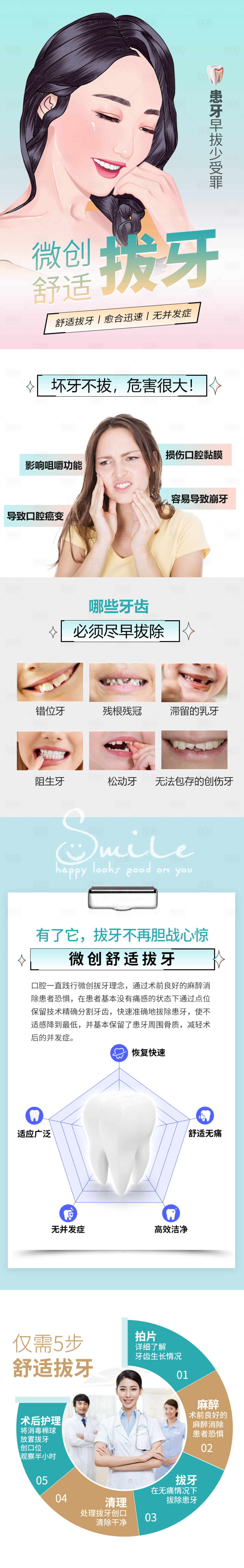 源文件下載【享設(shè)計(jì)】搜索編號(hào)：18850017666374656【醫(yī)美微創(chuàng)舒適拔牙詳情頁(yè)】