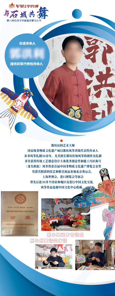 源文件下載【享設計】搜索編號：68280017439801317【風箏節人物介紹易拉寶】
