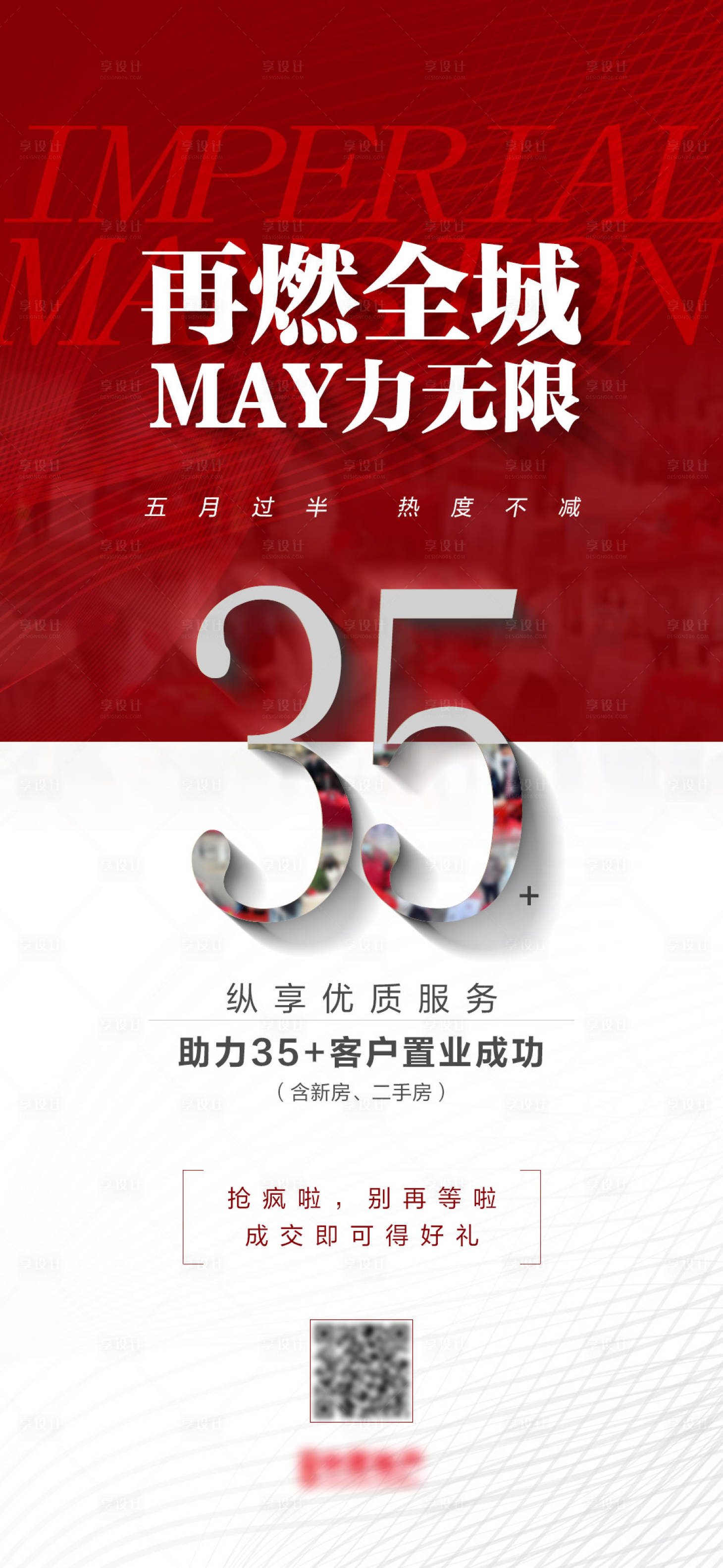 源文件下載【享設計】搜索編號：63670017699947391【地產熱銷紅色數字海報】