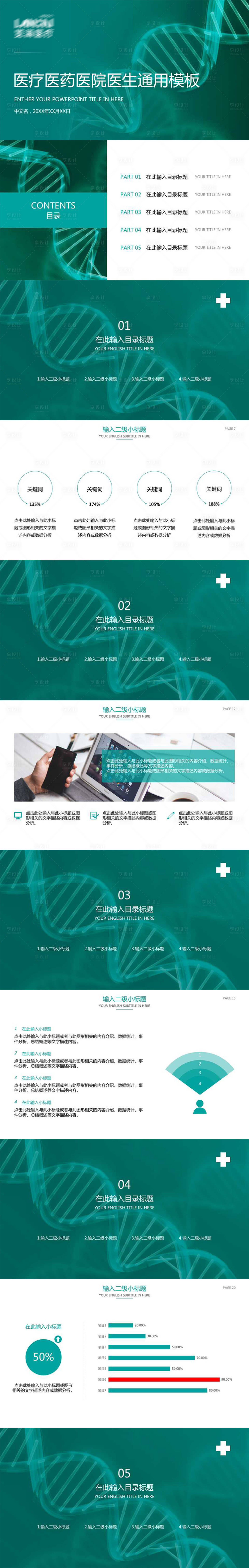 源文件下载【医疗汇报ppt】编号：53750017569402708