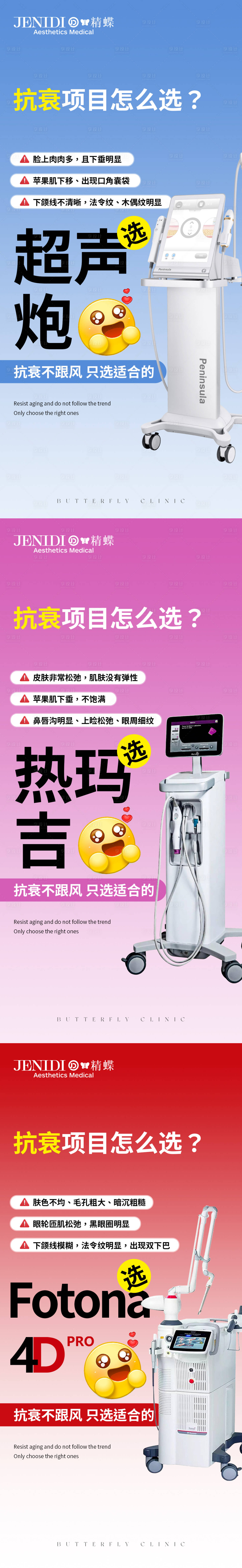 源文件下载【医美抗衰项目系列海报】编号：47690017358684765