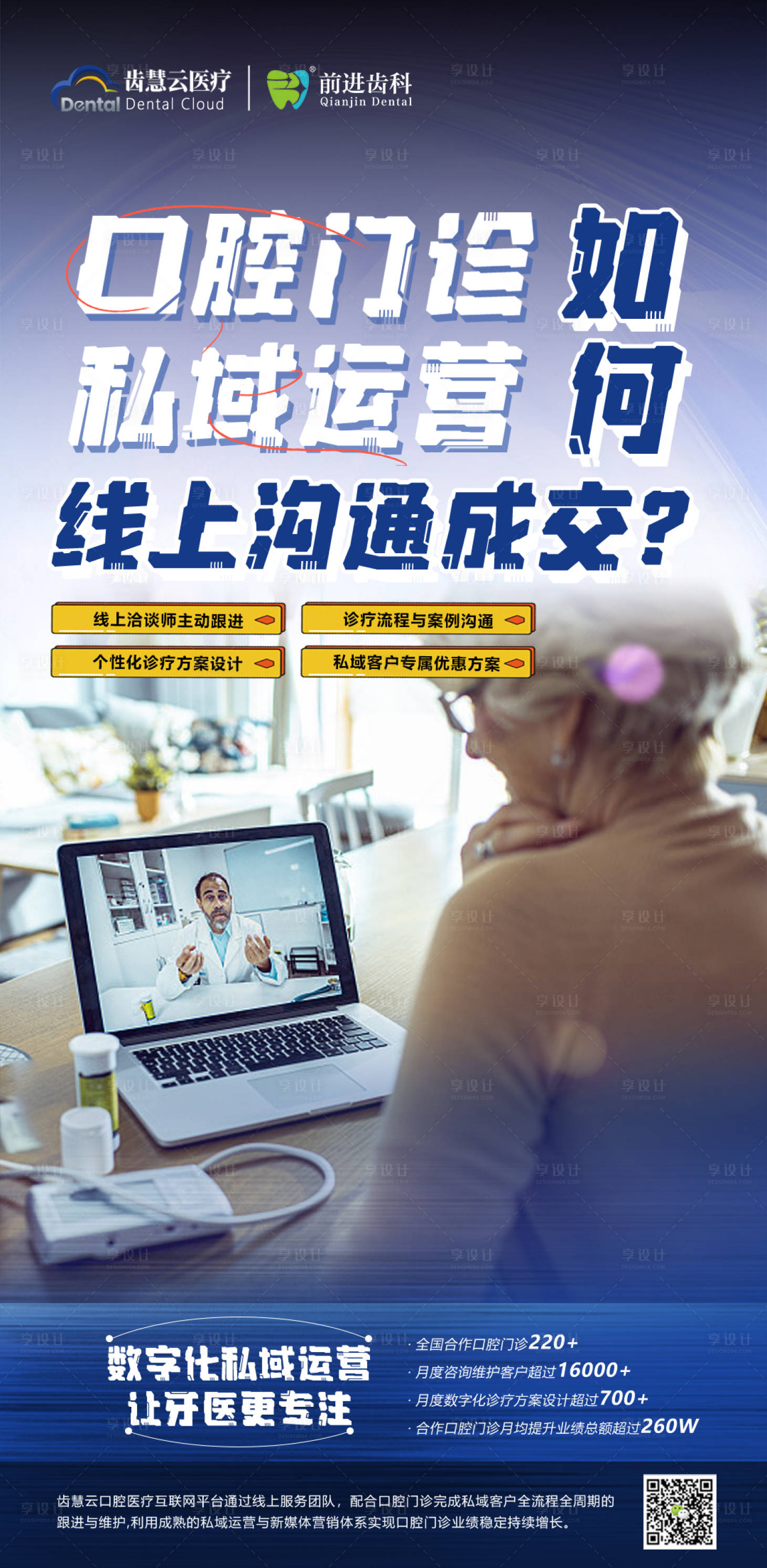 源文件下载【口腔私域运营平台营销海报】编号：53310017167292141