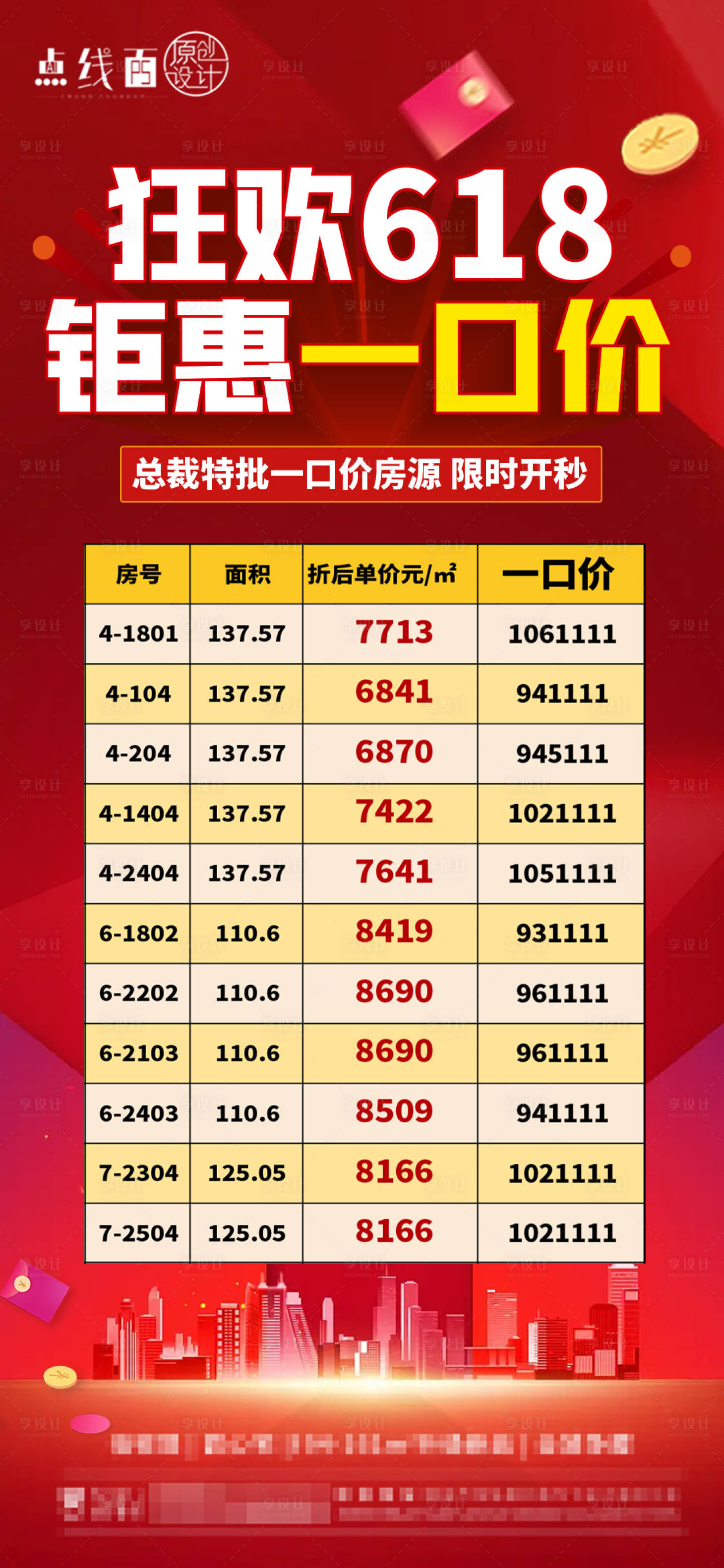 源文件下載【享設計】搜索編號：42470017518812834【特價房海報】