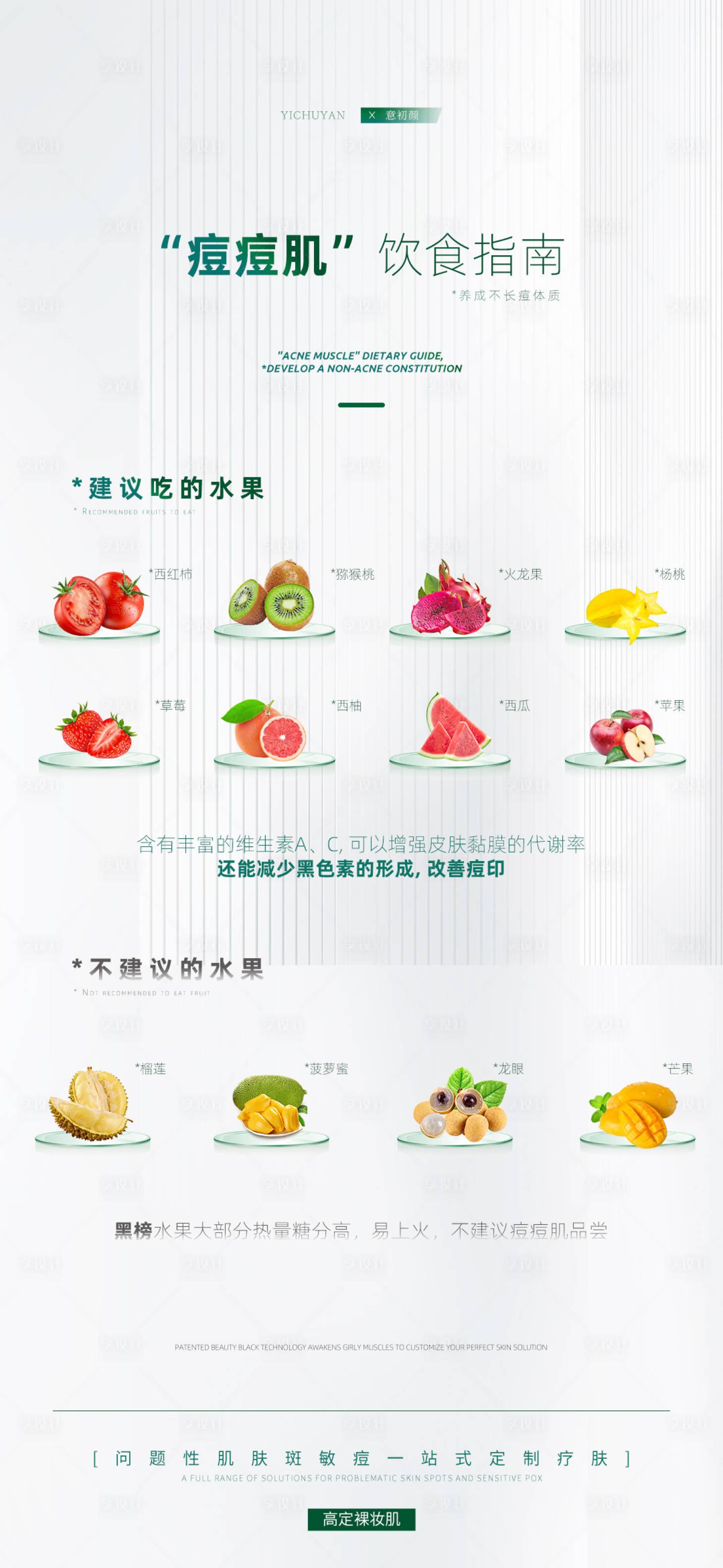 源文件下載【享設計】搜索編號：95270017279069355【痘痘肌飲食指南】