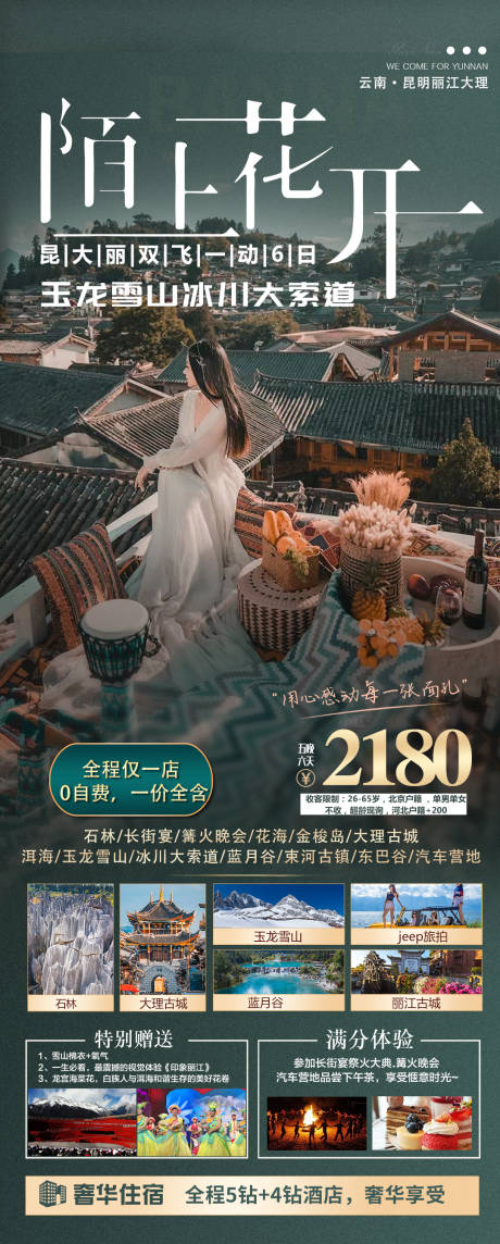 源文件下载【云南旅游海报】编号：20230613102937540